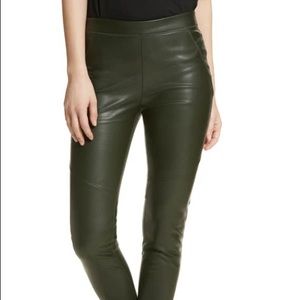 Faux leather leggings